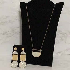 Premier Designs High Fashion Jewelry combo 1 necklace & 1 pair earrings